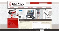 Desktop Screenshot of elpra-ul.cz