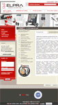 Mobile Screenshot of elpra-ul.cz