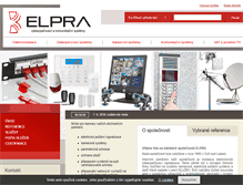 Tablet Screenshot of elpra-ul.cz